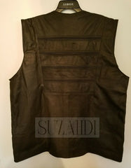 Planet of the Apes Inspired Gorilla Soldier Cosplay Warrior Real Leather Vest