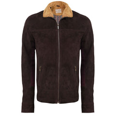 Rick Grimes TWD inspired Brown Suede Jacket