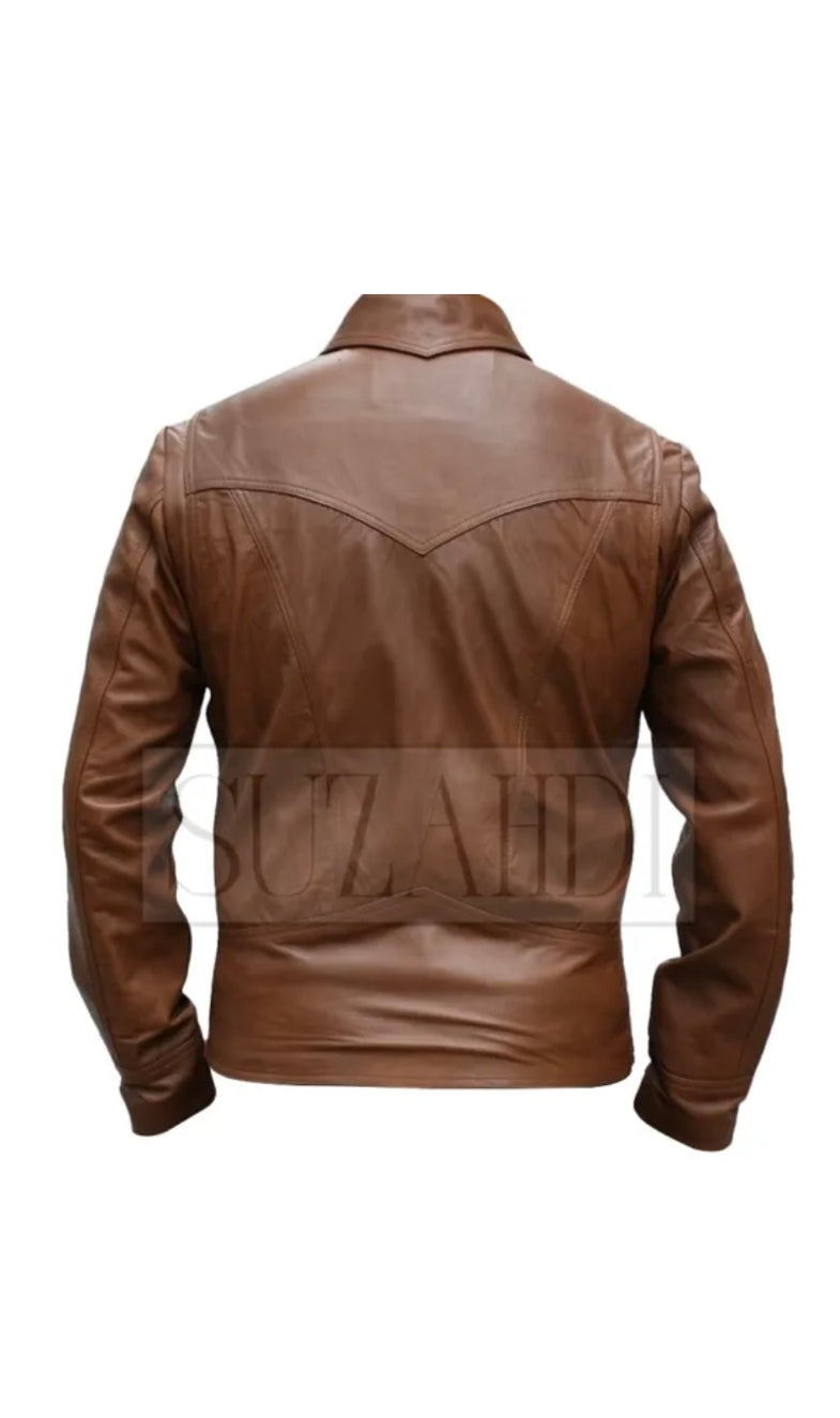 Veste Rick Grimes Suzahdi édition Limitée Taille L - Velours Côtelé Marron, Style Bomber, Neuf Sans étiquette