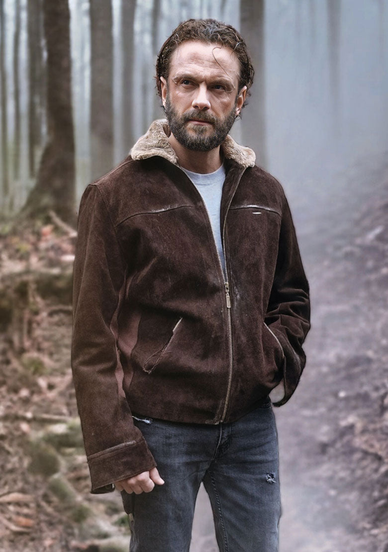 Rick Grimes Leather Jacket | The Walking Dead Season 5 Jacket