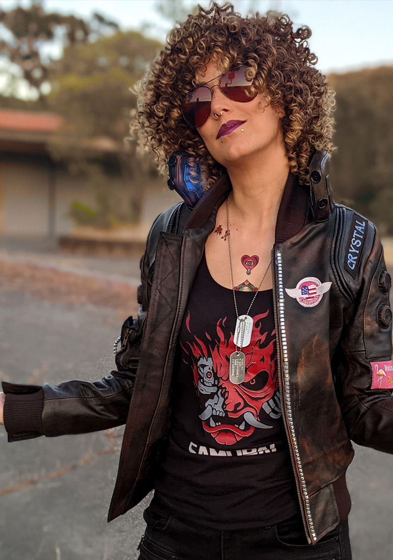 Cyberpunk 2077 inspired womens jacket by SUZAHDI