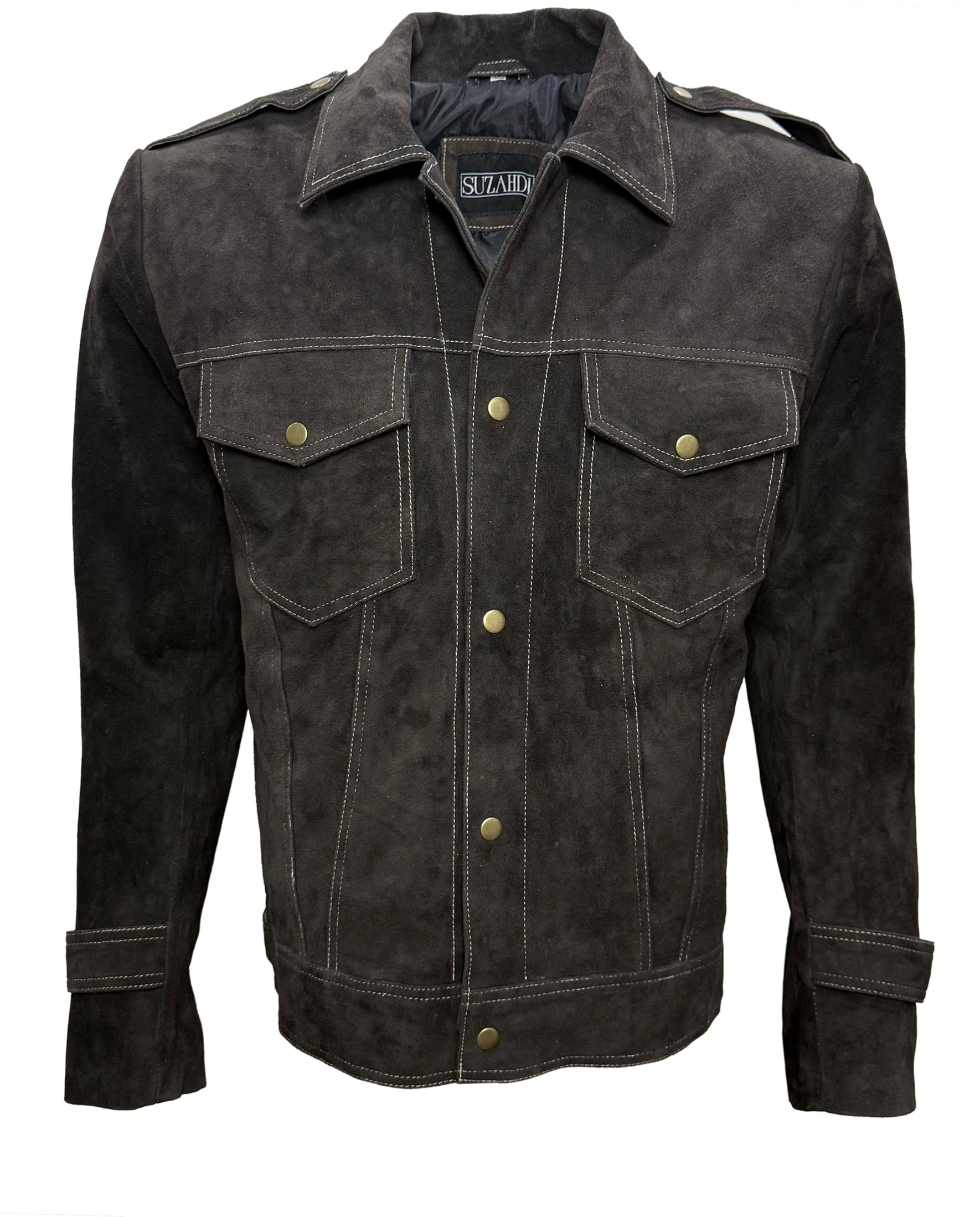 Veste Suzahdi Rick Grimes édition Limitée Taille L - Velours Côtelé Marron Neuf Sans étiquette