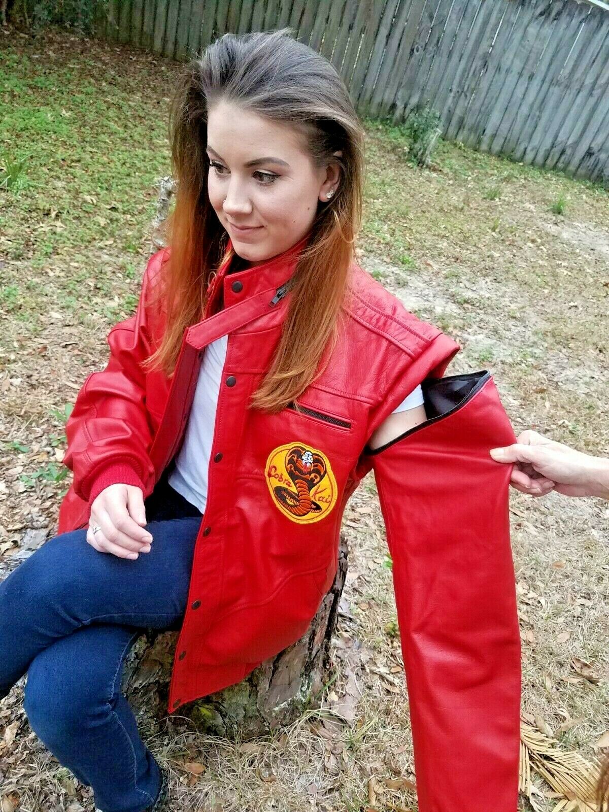 Johnny Lawrence Red Jacket Outfit The Cobra Jacket Johnny Lawrence