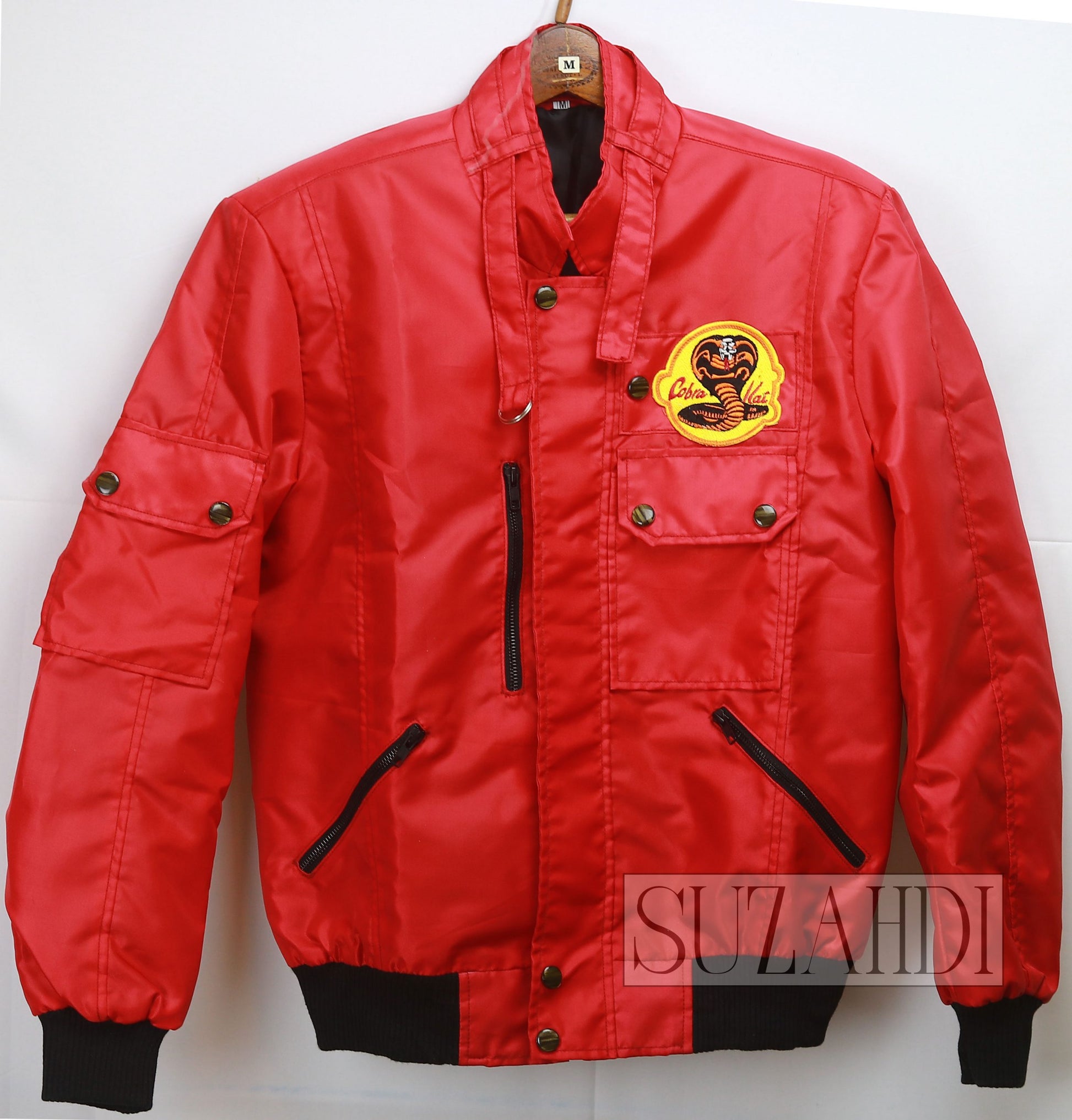 Cobra Kai Jacket  The Karate Kid Red Bomber Jacket