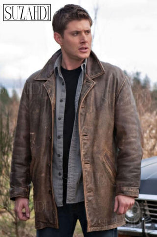 The Winchester Distressed Brown Jacket – SUZAHDI
